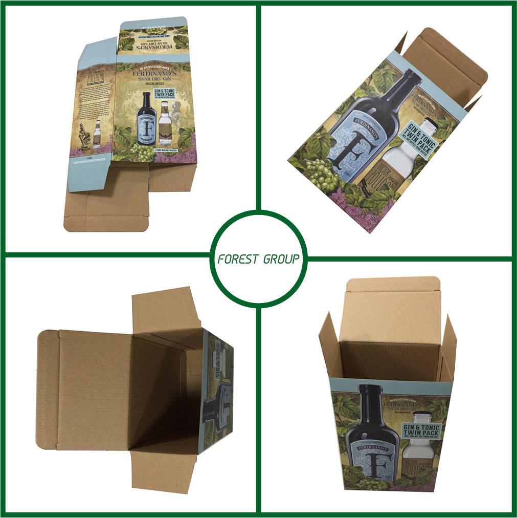 Paper Corrugated Wine Box for Wholesale in China