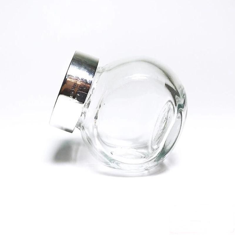 380ml 480ml Clear Round Glass Storage Jar Storage Jars