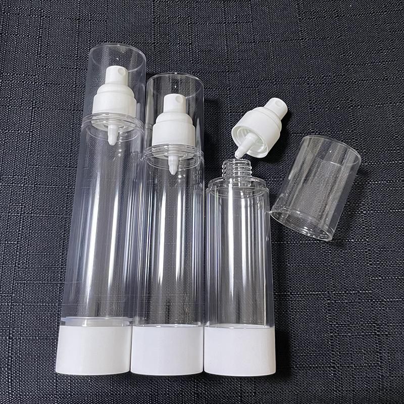 in Stock 80ml 100ml 120ml Mini Atomizer White Head Mist Airless Spray Bottle Packaging Cosmetic Airless Pump Bottle