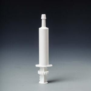 Veterinary Instrument 30ml Disposable Paste Syringe with Dosing Control Ring