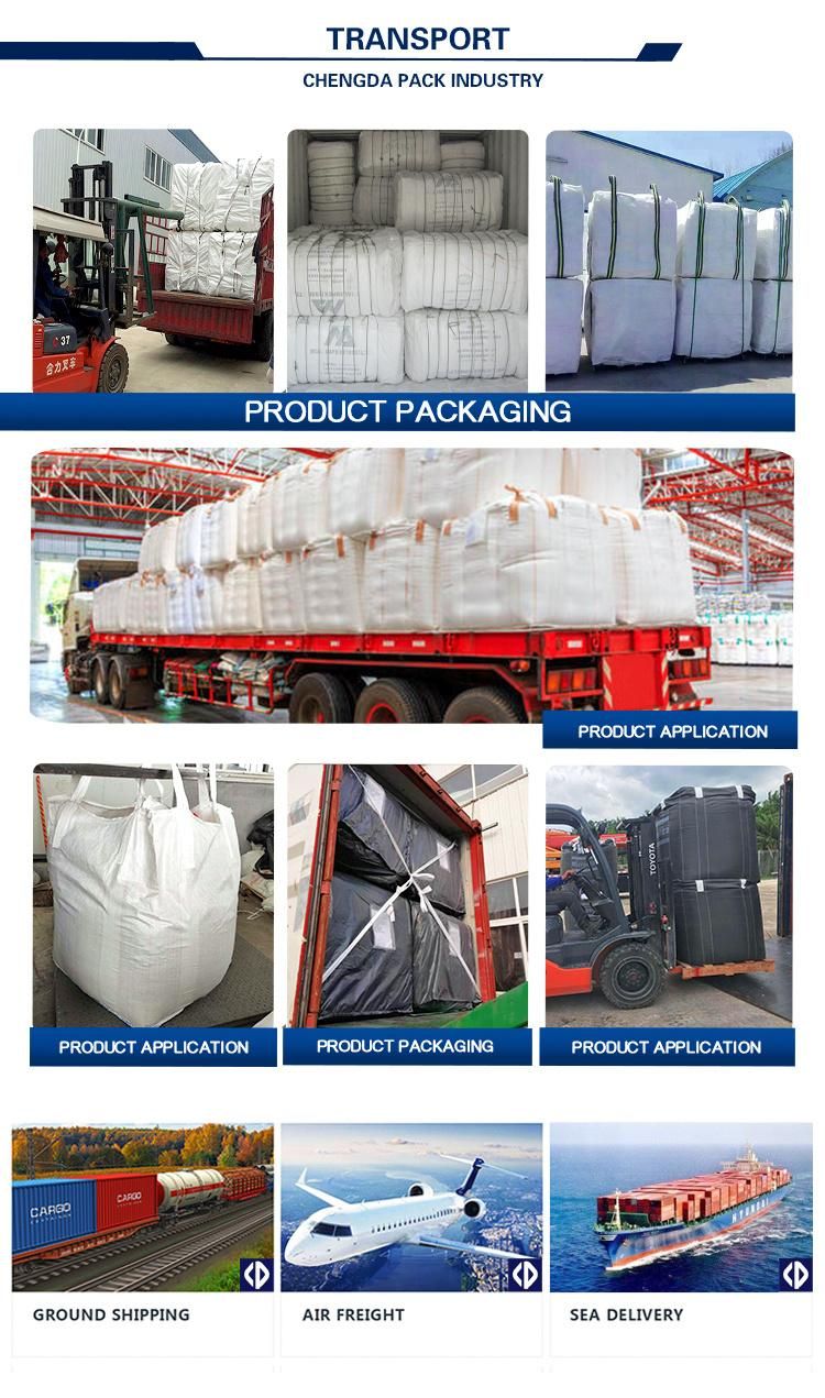 China Manufacturer Polypropylene Super Sack Big Jumbo Bulk PP Container Bags 1ton 1.5ton