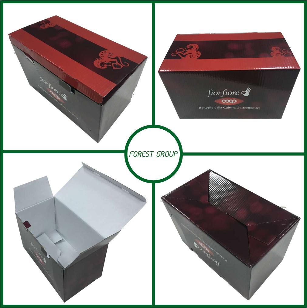 Custom Printing Black Box Big Size Paper Packaging Box