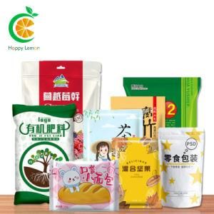 Custom Own Coffee Tea Snack Nut Stand up Pouch Zipper Bag Food Packing Bag