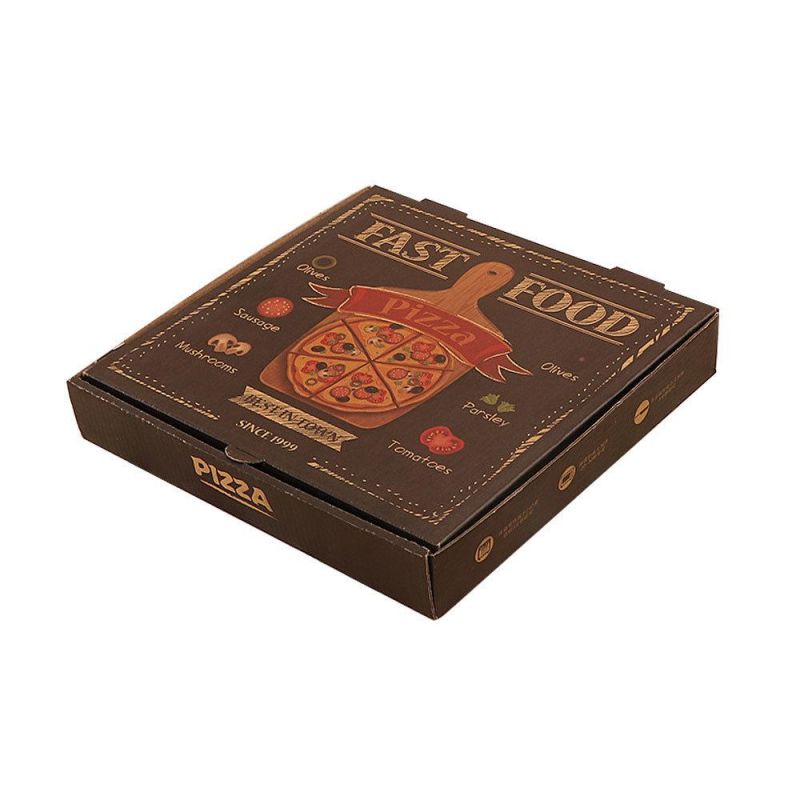 Top Full Over Lap Box with Custom Logo Fancy Box for Pizza