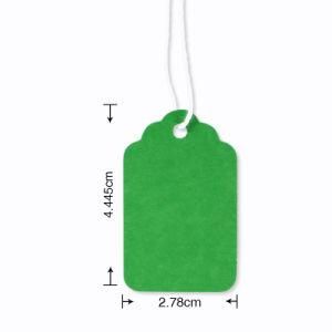 Wholesale Blank Hang Tags with String Green for Gift