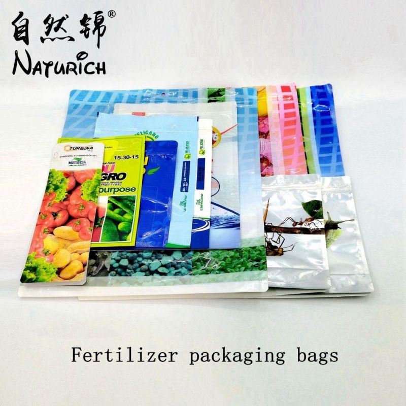 500g Mylar Stand up Pouch Ziplock Recloseable Fertilizers Packing Bag