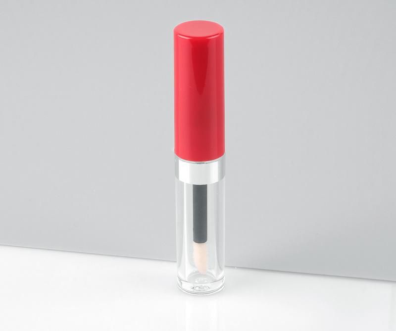 Wholesales Red Lip Gloss Containers Tube Private Label Round Liptint Container for Makeup Packaging