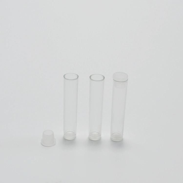 Plastic Pet 2g 0.07oz Golden Onion Powder Bottle Reagent Tube Transparent