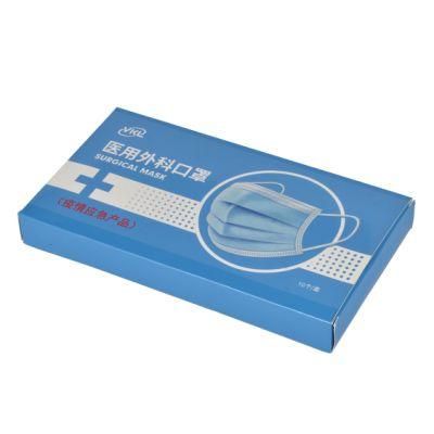 Mask Medical Simple Print A Grade Corboard Foldable Box Packaging