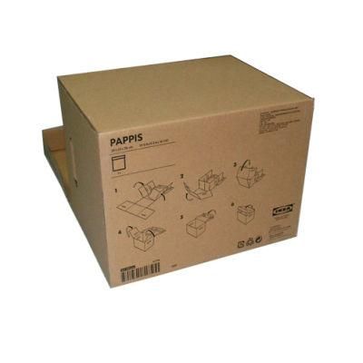 Custom Deedbox Strong Cardboard Kraft Paper Packaging Corrugated Paper Box