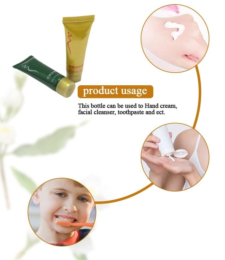 10ml Cosmetic Plastic PE Tube with Screw Cap