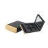 Hot Sale in Stock 4 Color Gold Black Plastic Eye Shadow Case Makeup Palette Eyeshadow Empty Eyebrow Case with Mirror