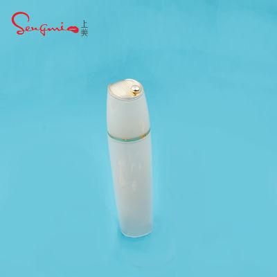 Manufacturer 30ml 80ml Luxury Acrylic Golden Color Empty Bottle Cosmetic Packing