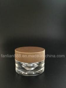 Acrylic Oval Cream Jars for Cosmetic Packaging