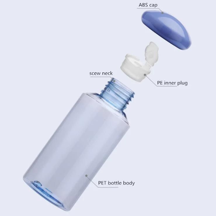 100ml 150ml 200ml Pet Toner/Hydrosal/Serum/Lotion Bottle Cosmetic Packaging Bottle with Mushroom Cap