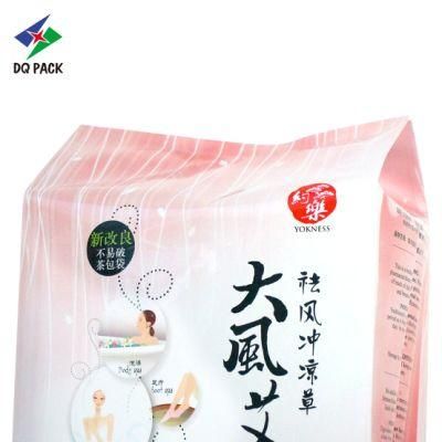 Dq Pack Custom Printed Mylar Bag Custom Logo Plastic Packaging Bag Side Gusset Bag for Herb Bath Product Packaging