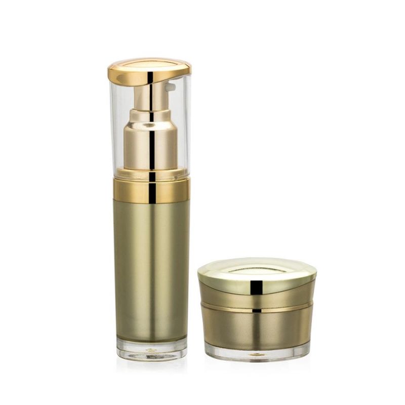 Hot Sale professional 20ml 30ml Round Shape Luxury Cosmetics Cream Empty Acrylic Bottle Acrylic Cream Bottle for Packaging