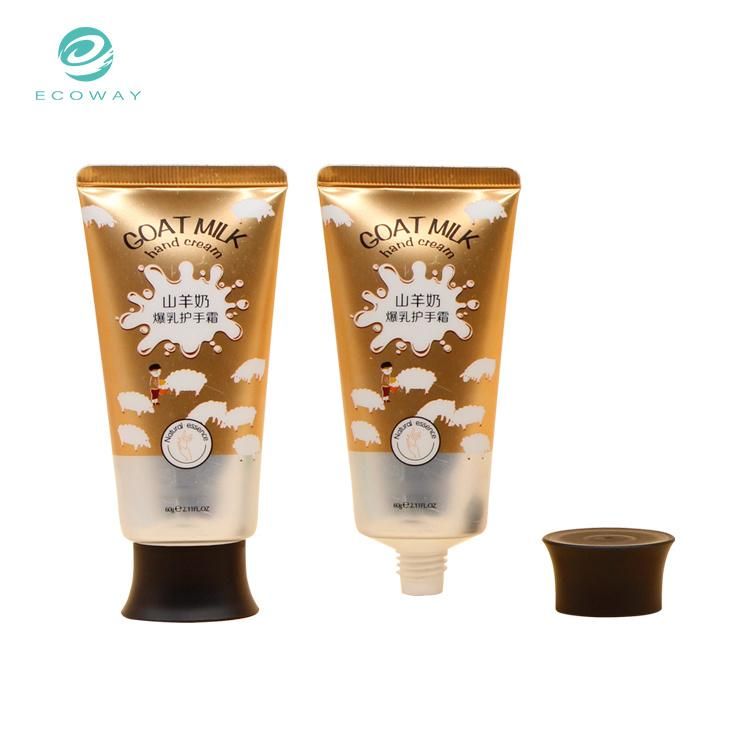 Empty Cosmetic Cream Packaging 60ml Hand Cream Tube with Doctor Cap