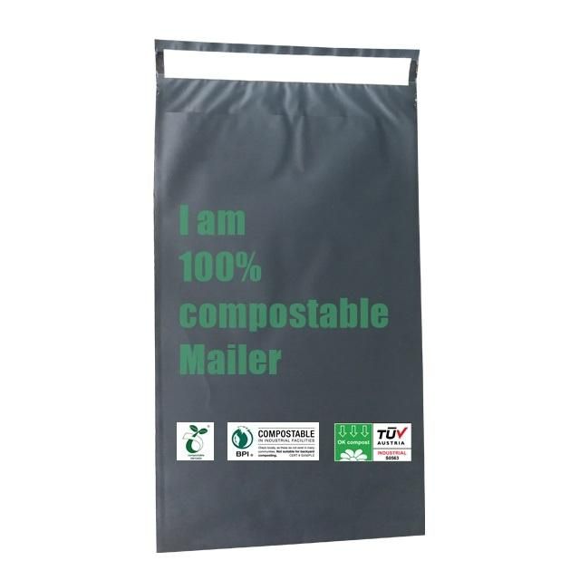 Cornstarch Made Biodegradable and Compostable Courier Mailing Packaging Bag