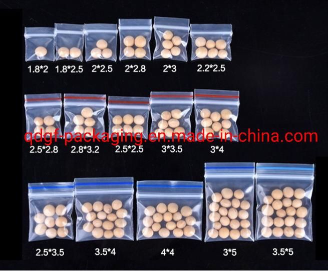 LDPE 2020 Apple Mini Baggies with Zipper/Plastic PE Ziplock Hemp Bags Manufacturer