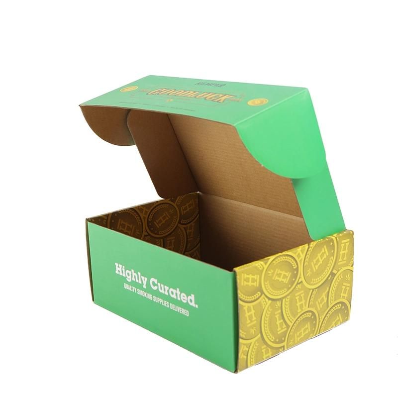 High Quality Customized Printing Logo Eco Friendly Brown Kraft Box Cardboard Packaging