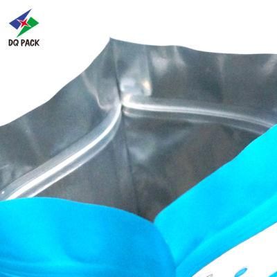 Dq Pack Custom Printed Mylar Bag Recyclable Customized Packaging Pouch Food Stand up Mylar Bag for Ice Cream Powder Packaging