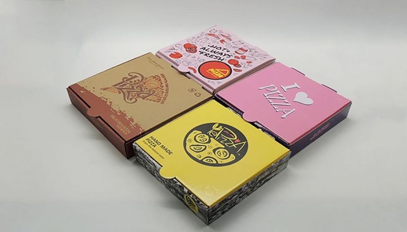 Various Cheese Pizza Delivery Paper Boxes Talent Designs Multiple Selection