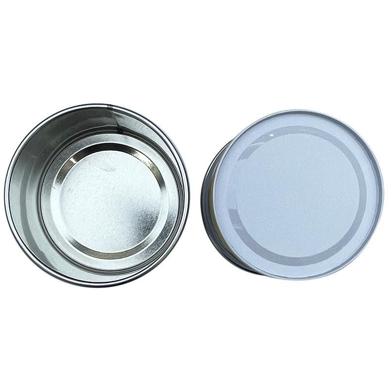 964# Wholesale Print Non-Standard Edge Curl Can Empty Round Tin Cans Food Can with Easy Open Lid