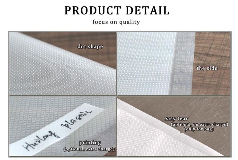 20*600cm Embossed Vacuum Sealer Bags for Vacuum Food Sealer Packaging