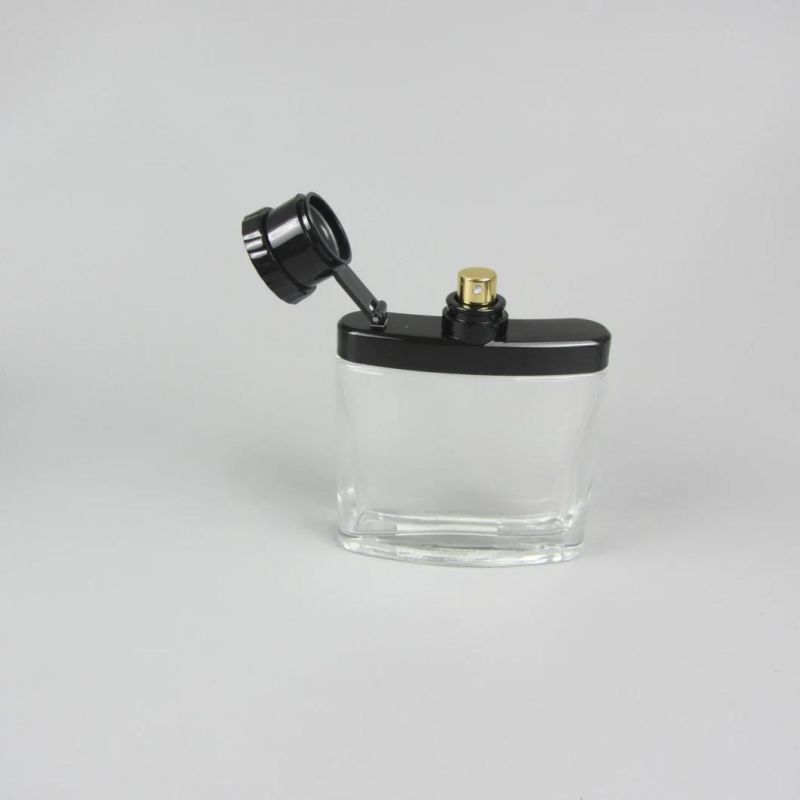 Hot Sale Square Glass Perfume Bottle with Sprayer