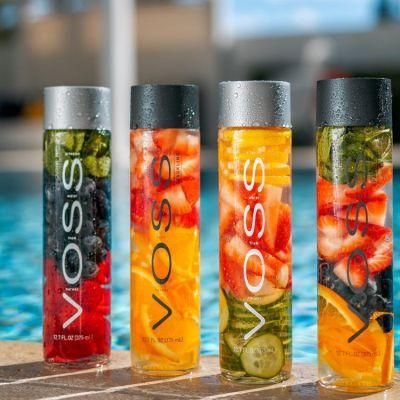 375ml 500ml 750ml Juice Beverage Drinking Voss Style Glass Bottle