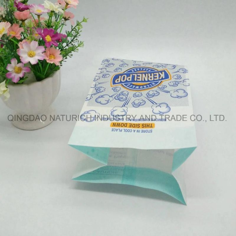 High Quantity Kraft Microwave Popcorn Paper Box Bag Factory