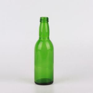 Fashion Clear Glass Milk Juice 200ml 250ml 500ml Beverage Clear Glass Beer Bottle