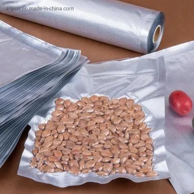 3 4 Mil Aluminum-Clear Food Packaging Embossed Vacuum Bag with FDA Approved