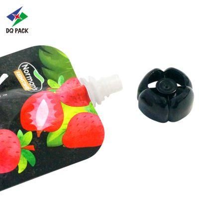 Guangdong Custom Printing Plastic Stand up Pouch with Spout for Ketchup Packaging