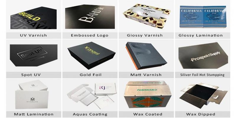 Corrugated Paper Box with Double Side Printing with Custom Logo