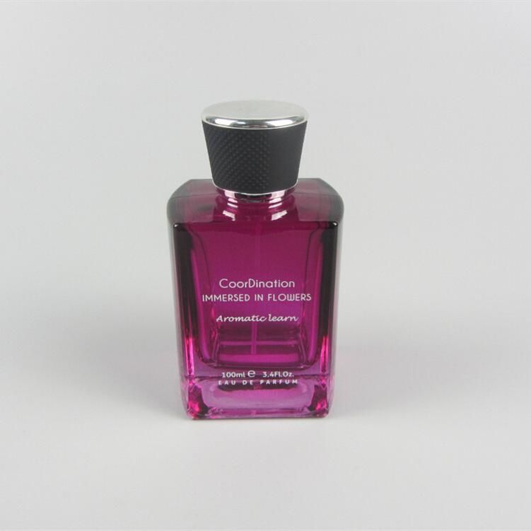 Fragrance Square 100ml Perfume Spray Glass Bottles with Cap