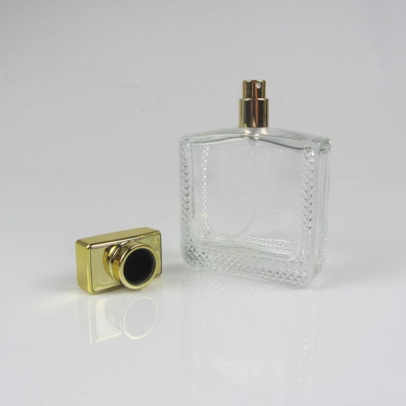 Best Selling Rectangle Recyclable Spray Glass Perfume Bottle
