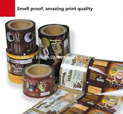 Hot Selling OEM Printed Food Packing BOPP Plastic Roll Film Stock