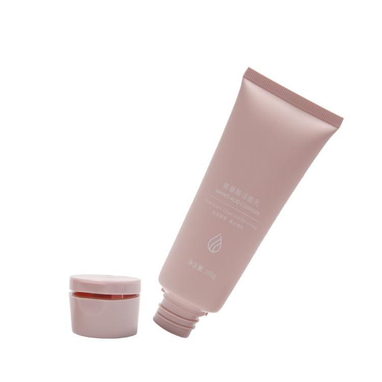 PE Plastic Matte Pink/White/Black Cream Soft Tube Facial Cleanser Tube Hand Lotion Tube