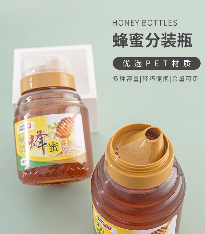 500g 700g 1000g 180ml 500ml 720ml Plastic Pet Honey Syrup Beverage Jam Bottle