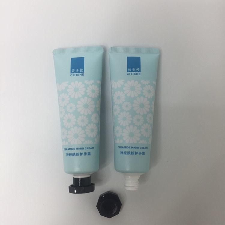 PE High Quality Plastic Tube with Lid Custom Pearl White Clear Acrylic Tube Plastic Squeeze Tubes for Cosmetics