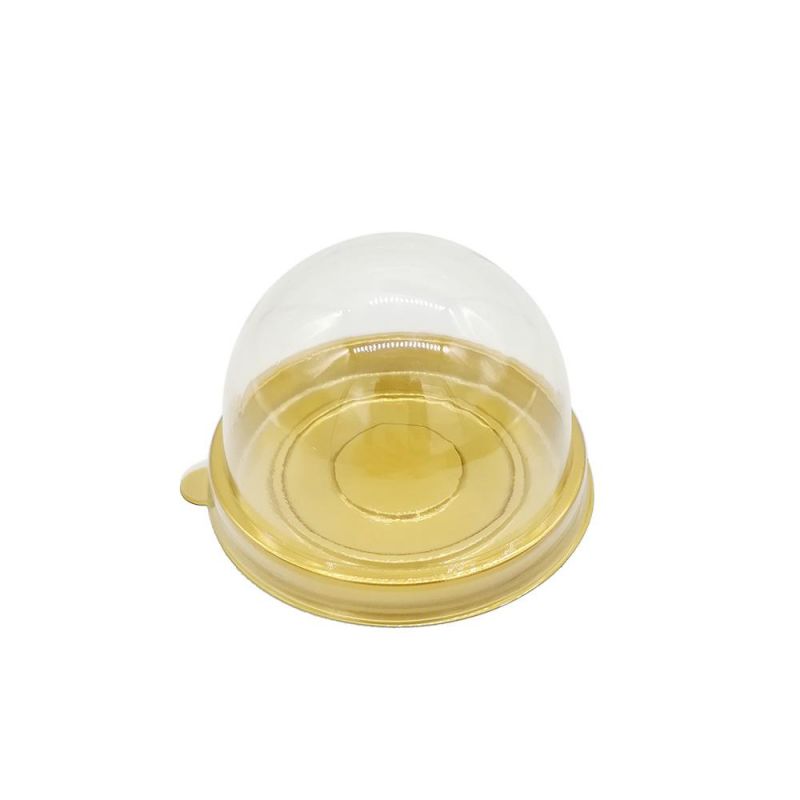 Wedding Round Clear Plastic Mini Cake Box