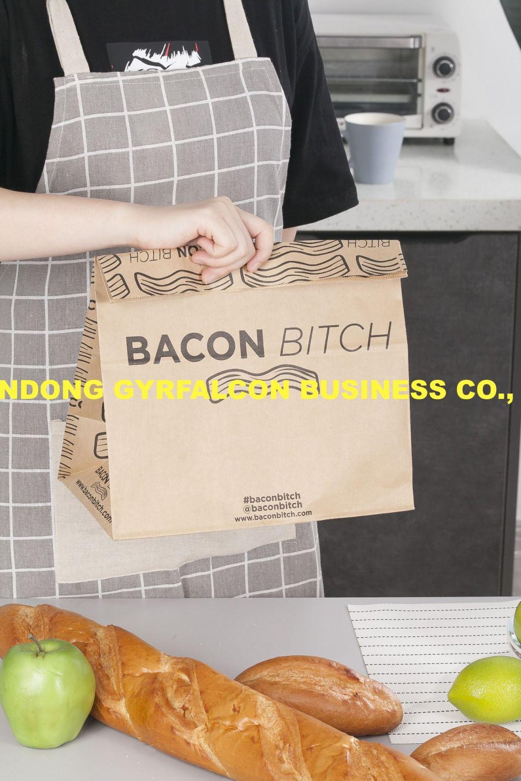 Factory Direct Supply Customization Biodegradable Food Packaging Paper Bag