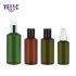 Cosmetic Packaging Plastic Pet Olive 100ml 150ml 200ml Body Lotion Bottle with Pump