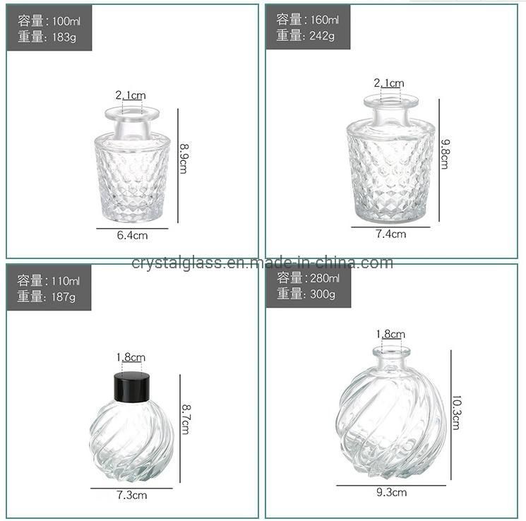 Empty Diffuser Bottles/Room Fragrance Dispenser Fragrance Glass Bottles