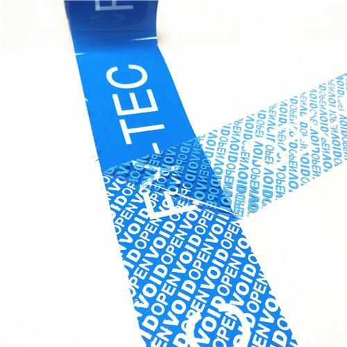 Tamper Evident Sticker Tape Security Adhesive Warranty Sealing Tape