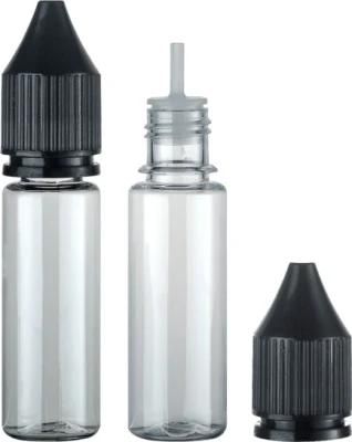 China Plastic Pet Medicine Alcohol Cosmetic E-Juice Liquid Vape Bottle with Child Proof Cap