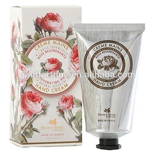 Oval Cosmetic Packing Body Lotion Aluminum Tube with Paper Packaging