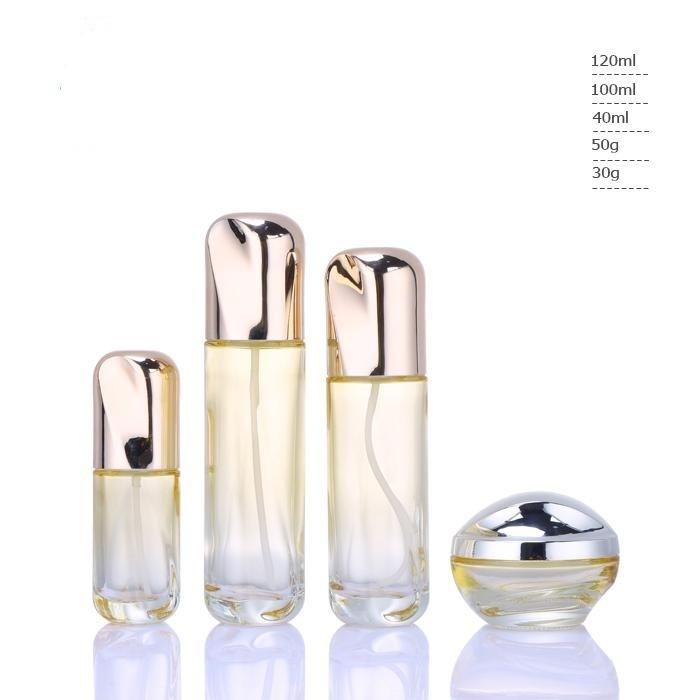 Ll20 Promotional Empty Cosmetic Cream L Glass Bottle Packaging Set Have Stock